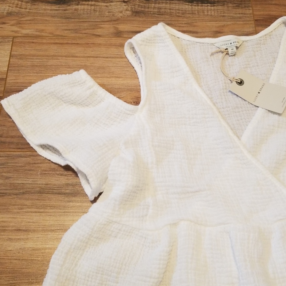 Lucky Brand | Cold shoulder top - Picture 5 of 7